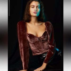Wilfred Novella Velvet Blouse